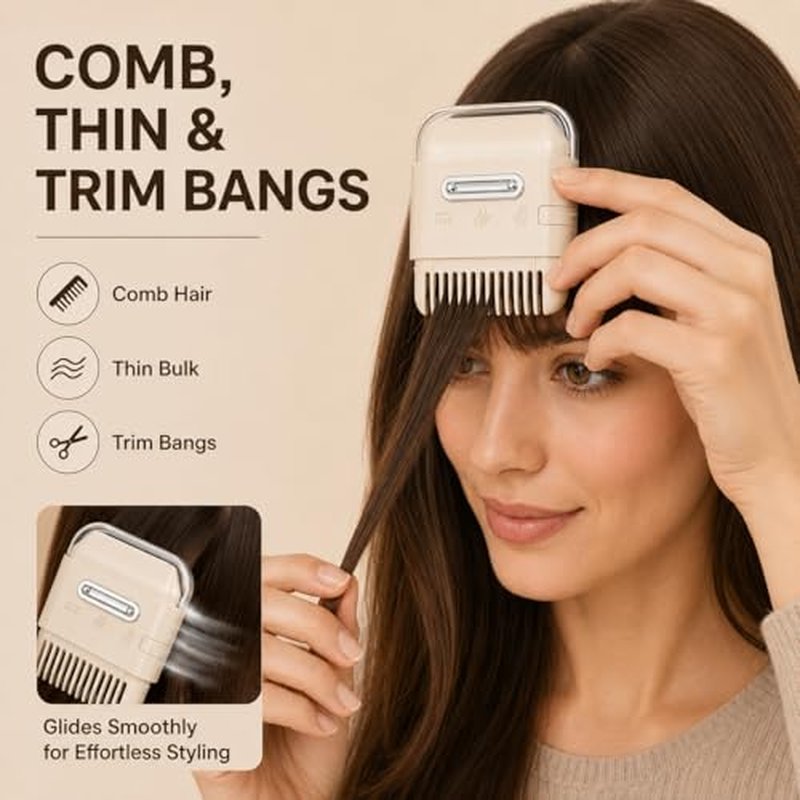 5-in-1 Hair Trimmer Comb & Razor for Women