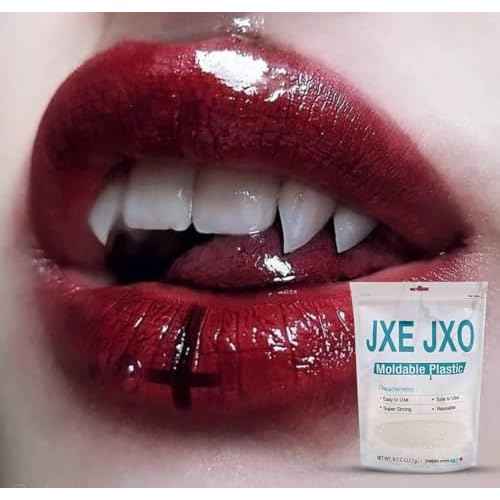 6oz Thermoplastic Beads for Teeth Repair - Moldable False Teeth Beads,Tooth Repair Kit, Tooth Beads for Missing Teeth ? Ideal for DIY Tooth Filling, Halloween Vampire Teeth Fangs