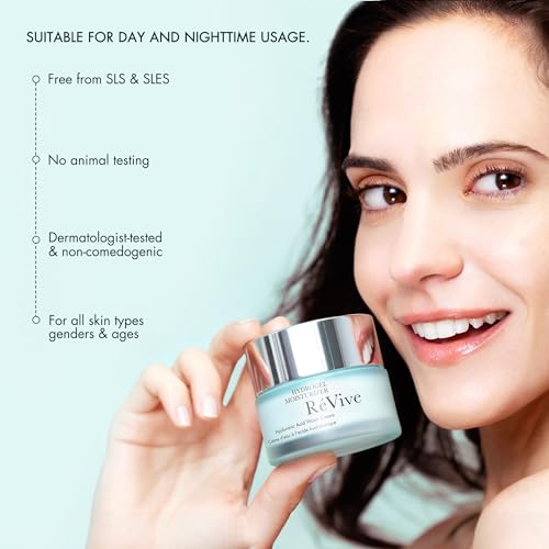 RéVive Hydrogel Daily Face Moisturizer with Peptides - Anti-Aging Water Cream, 1.7 Oz