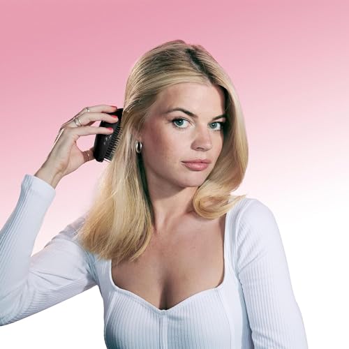 Tangle Teezer | The Original Detangling Hairbrush | Perfect for Wet & Dry Hair | Two-Tiered Teeth & Palm-Friendly Design | For Glossy, Frizz-Free Locks | Salmon Pink & Hyper Yellow