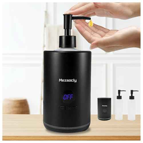 Oil Warmer for Scented Oil£¬Massage Oil Warmer for Massage, Lotion Oil Warmer, Body Oils Heater for Spa, Salon and Barber Shops, with Two Oil Bottle Dispenser, Constant Temperature, Black