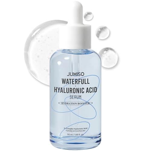 Jumiso Waterfull Hyaluronic Acid Serum 1.69 fl.oz / 50ml | Face Moisturizer, Facial Hydrating Serum for All Skin Types, Moisture Booster for Dry Skin | Vegan, Fragrance-Free