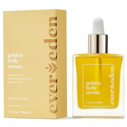 Evereden Golden Belly Serum for Pregnancy Stretch Marks, 1.7 fl oz
