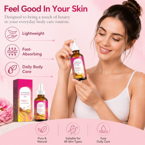 Cyperus Rotundus Oil for Hair Removal & Skin Moisturizing
