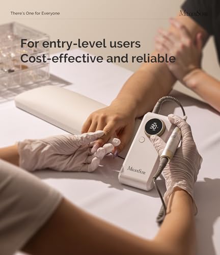 30,000 RPM 2-in-1 Rechargeable Nail Drill with Stand