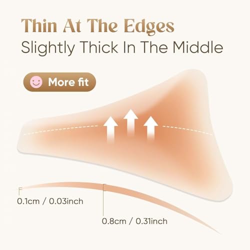 Camel Toe Concealer Silicone Covers for Women - 4 Pack Swimsuit Shaping Pads