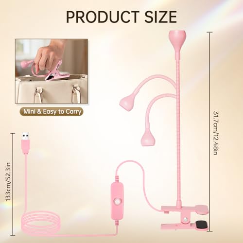 LED Gooseneck Nail Lamp | 3W Quick Cure Gel Polish Light