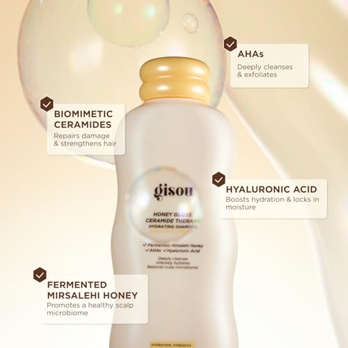 Gisou Honey Gloss Hydrating Shampoo & Conditioner Duo for All Hair Types