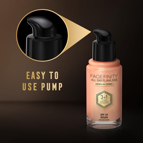 Max Factor Facefinity All Day Flawless 3 In 1 Foundation SPF 20, No. 30 Porcelain