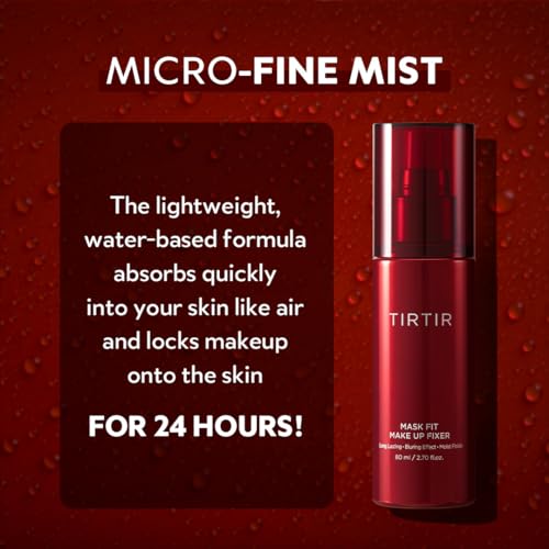 TIRTIR Flawless Duo - Red Makeup Fixer & Pore Prep Primer Set