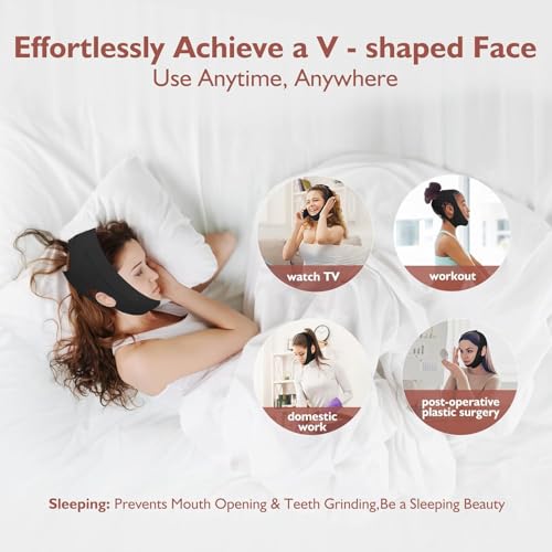 V-Line Jawline Shaper Chin Strap for Sleeping
