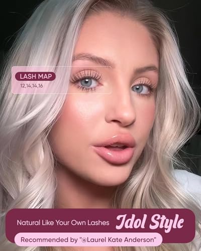 Idol Lashes Clusters Kit with Clear Band & DIY Application Tools