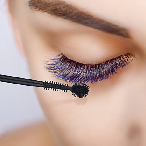 G2PLUS Disposable Silicone Eyelash & Eyebrow Brushes 50Pcs Makeup Spoolies