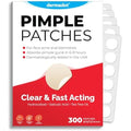 Acne Pimple Patches For Face - Clear Hydrocolloid Acne Patch Zit Stickers - Pimple Patches Salicylic Acid & Tea Tree Oil - Invisible Dots Spots For Sensitive Skin Blemish & Pimples Parches (300 Pack)