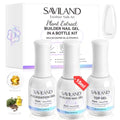 SAVILAND Clear Builder Gel Kit with Base & Top Coat for Extensions