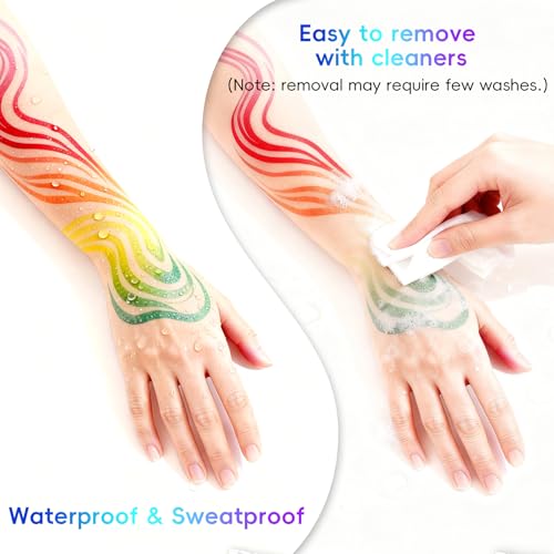 10-Color UV Glow Face Paint Set with Precision Pen Tips