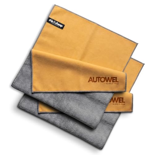 AUTOWEL Car Drying Towels 2-Pack – 500 GSM Microfiber