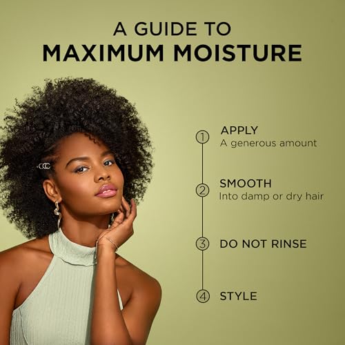 African Pride Feel It Formula Strengthening Leave-In Cream | Leave-In Conditioner & Hair Mask with Peppermint, Rosemary & Sage | Nourishes, Promotes Hair Growth, Frizz Control | 12 oz