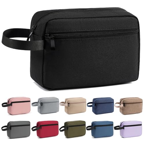 Travel Toiletry Bag with Hanging Hook & Water-Resistant Design