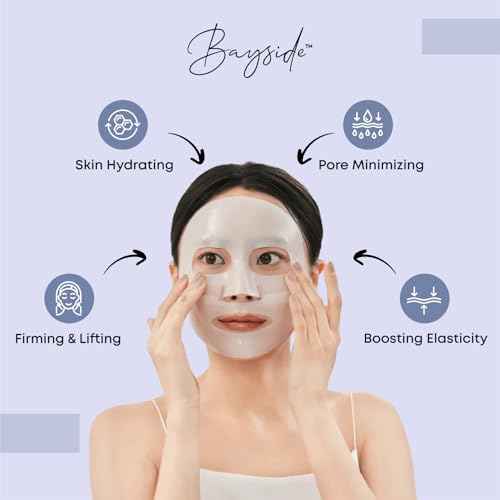 Collagen Face Mask | Hydrating Beauty Skincare Face Mask for Glass Skin, Revitalizing Overnight Collagen Facial Mask for Wrinkles, Selfcare Sheet, Moisturizing Facial Skin Care Product for Women & Men