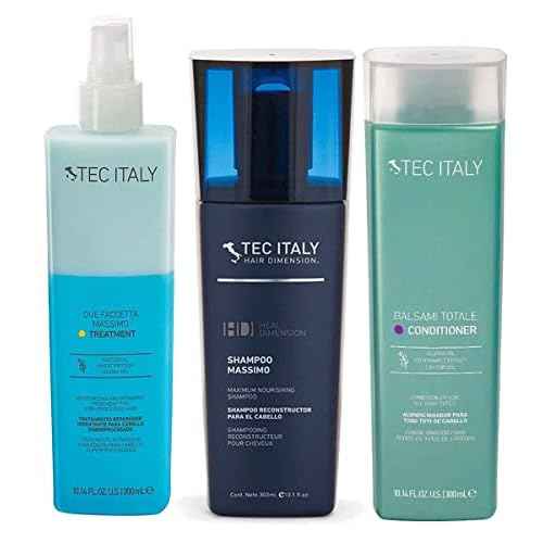 Tec Italy Reconstruction: Due Faccetta + Shampoo + Balsami Totale 10.1 Oz