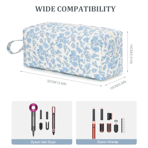 Dyson Airwrap Carrying Case with Floral Travel Organizer