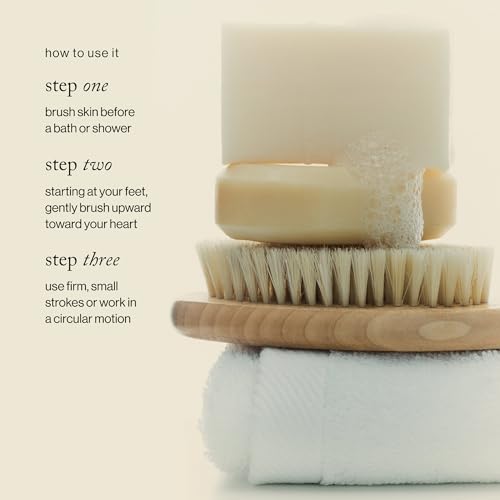 goop Beauty Dry Brush - Natural Sisal Body Exfoliator