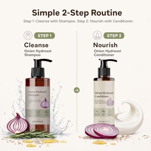 Onion Hydrosol Shampoo and Conditioner Set with Biotin