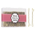 Blonde Bobby Pins 150 Count with Storage Case - Hair Styling & Hairpins