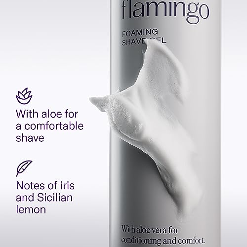 Flamingo 5-Blade Razors | for Women | Handle + Gel + Holder | Sage | Pack of 2