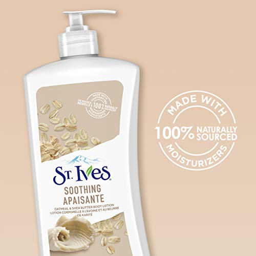 St. Ives Nourish & Soothe, Oatmeal & Shea Butter Body Lotion 21 Fl Oz (Pack of 2)