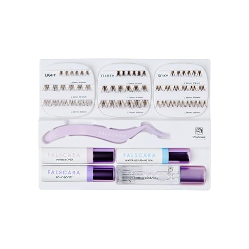 Falscara Studio Lash Extension Kit - 54 Stackable Clusters