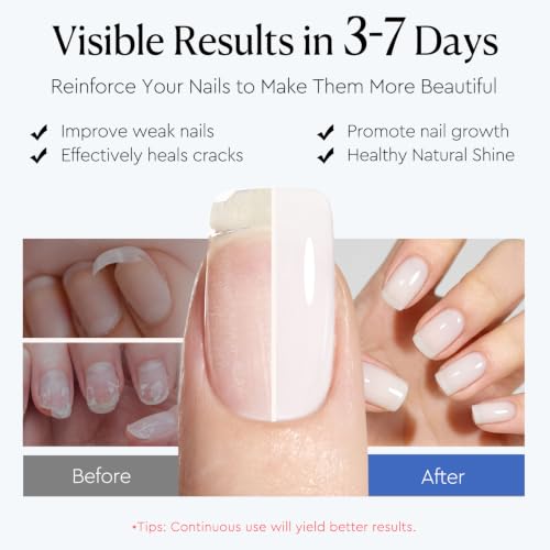 AzureBeauty Nail Strengthener Polish 18ml - Repair Damaged Nails