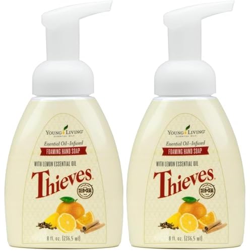 Young Living Thieves Foaming Hand Soap 8 fl oz Essential Oils (Pack of 2)