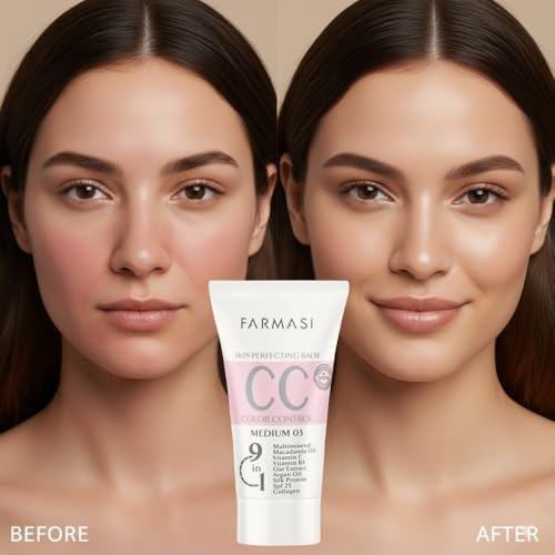 Farmasi CC Cream SPF 25 - Hydrating Light Coverage, Medium Shade