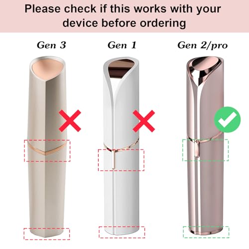 Replacement Heads for Flawless Facial Hair Remover, Replacement Blades for Finishing Touch Flawless Hair Removal Gen 2