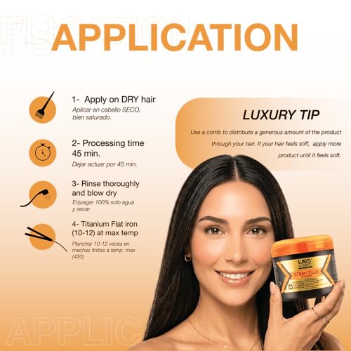 Liss Expert Professional Hair Smoothing Treatment - Gold Edition, 8.45 fl oz