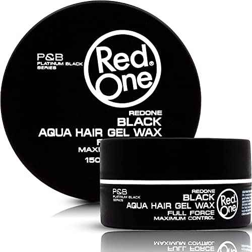 Redone Hair Styling Wax Black 150ml | Extra Hold & Shiny Finish | Gel Wax for Men & Women | Lime Scent | Non-Sticky Long Lasting Styling Wax | Maximum Control | Professional Barber Formula