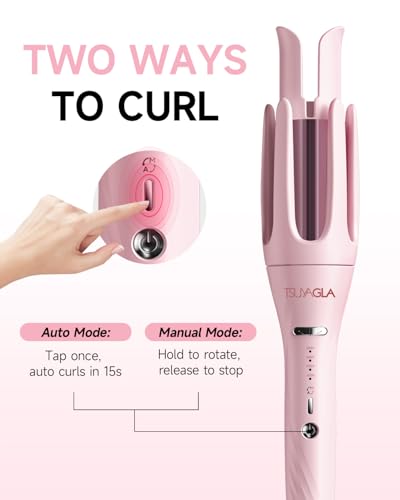 3-in-1 Automatic Curling Iron with 3 Ceramic Barrels (1"-1.5")