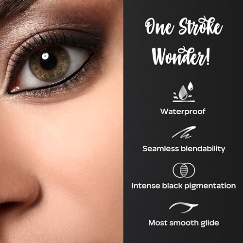 FACESCANADA Ultime Pro Gel Black Eye Pencil with Smudger