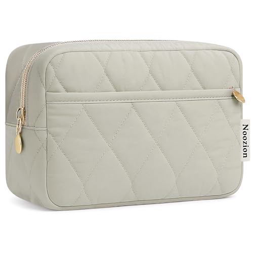 Noozion Makeup Travel Bag - Padded Cosmetic Organizer with Compartments