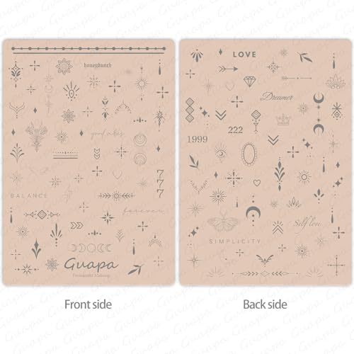 2 Pcs Tiny Tattoo Practice Skins, Small Deluxe Mini Silicone Finger Semi Permanent Tattoo Latex Pad for Training (Fine Line - Pink Pad- 2PCS)