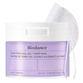 BIODANCE PDRN Caviar Dual Gel Toner Pads - Gentle Exfoliating & Firming Korean Skin Care, 60 Pads