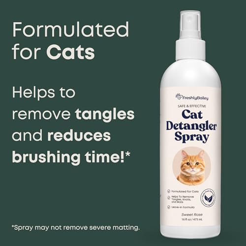 Freshly Bailey Cat Detangler Spray - 16 Fl Oz