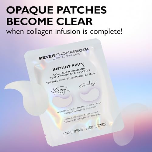 Peter Thomas Roth | Instant FIRMx¢ç Collagen Tightening Eye Patches | Eye Patches For Firming Under-Eye Bags & Wrinkles | Eye Masks For Puffiness