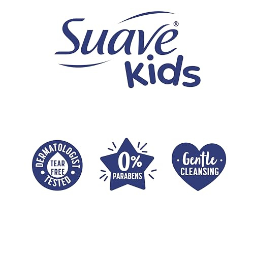 Suave Kids 3-in-1 Shampoo, Conditioner & Body Wash, Silly Apple 18 oz (6 Pack)