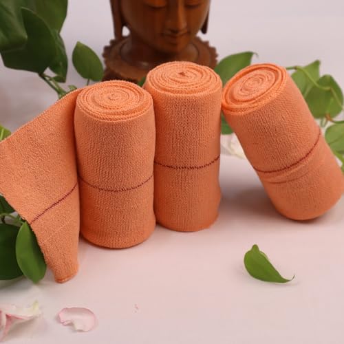Yoga Eye Pillow Set of 3 - Cotton Eye Wrap for Sleep & Meditation
