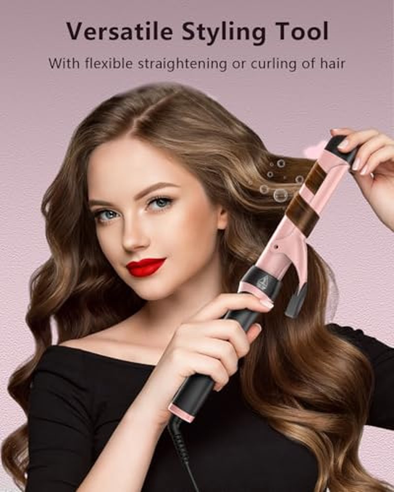 Aduarjo 5-in-1 Curling Iron Set with Flat Iron - All Hair Types
