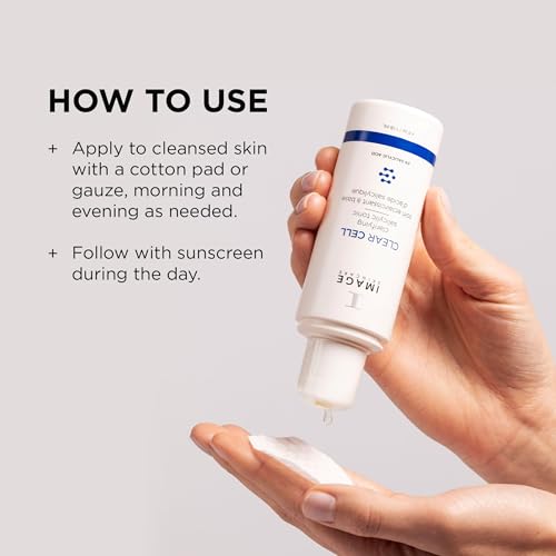 IMAGE Skincare, Clear Cell Clarifying Salicylic Tonic, Mattifying Toner for Pores, Redness and Light Exfoliation for Oily Prone Skin, 4 fl oz