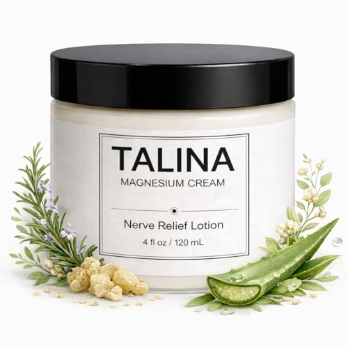 TALINA Lotion ? Cream with Arnica Montana, Magnesium Chloride, Rosemary, Frankincense & Menthol ? 4 fl oz / 120 mL (1)